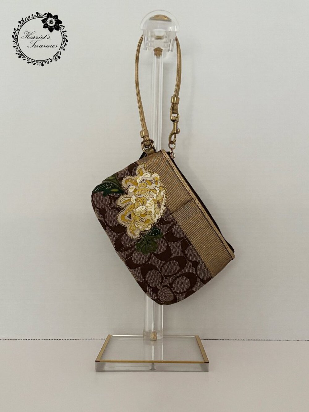 Vintage Coach Wristlet